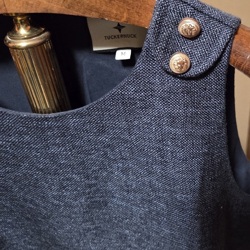 Tuckernuck Charcoal Sleeveless A-Line Mini Dress - Picture 4 of 6